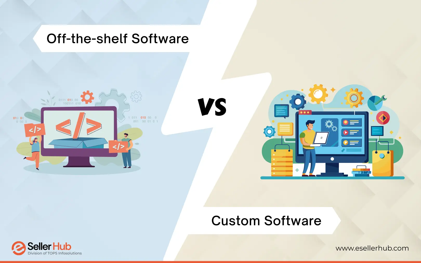 off-the-shelf-software-vs-custom-software-esellerhubuk